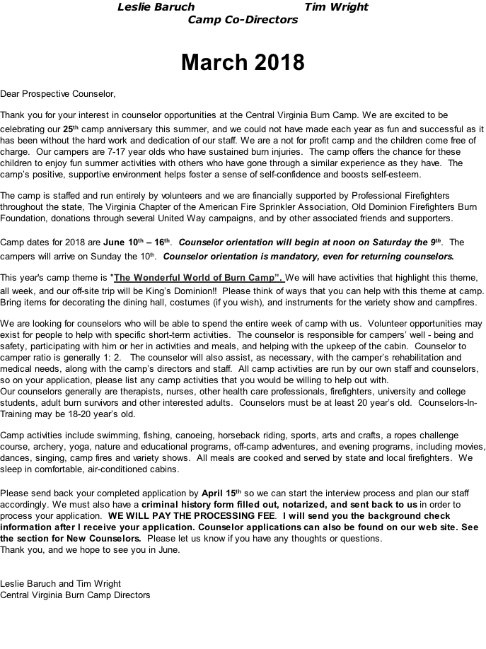 information letter information letter